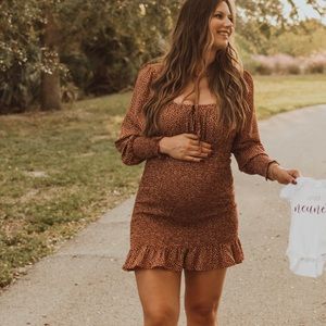 Maternity Friendly Smocked Dress